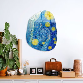 Wallity Cuadro Decorativo de Vidrio Templado Multicolor 35 x 50 cm